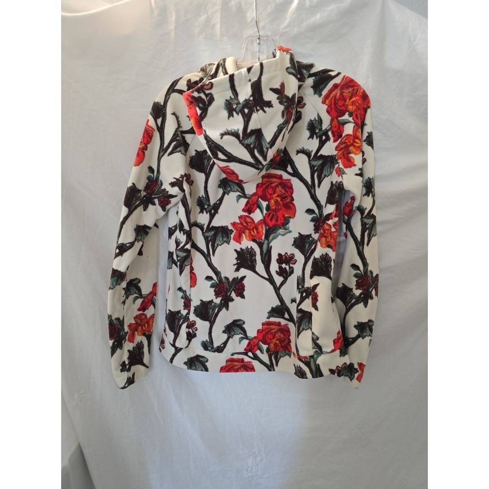 Columbia Ali Peak Hooded Fleece All-Over Floral Print Cowl Neck Sz M Boho-chic - Picture 8 of 13